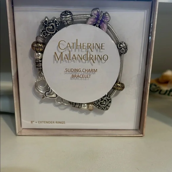 Catherine Malandrino Gold and Silver Filigree Bracelet